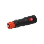 Lighter socket plug with switch EURO/DIN 12/24V — Photo 1
