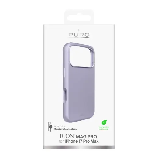 Pure Icon Mag Pro Liquid Silicone Case for iPhone 17 Pro Max, MagSafe Compatible, with Camera Protection and Aluminum Buttons - Pink Фото num
