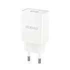 Dudao A4EU USB-A 2.1A wall charger - white + USB-A - micro USB cable Photo