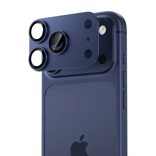 Benks Tempered glass Glass Warrior Metal Integrated Lens Protector (C069) for Iphone 17 Pro (lens 3 pieces) blue Foto 3
