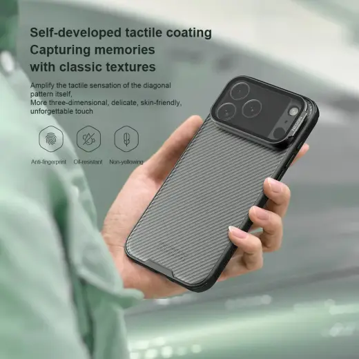 Nillkin CamShield Prop Case for Apple iPhone 17 Pro 17 Pro Max Transparent Black Foto 5