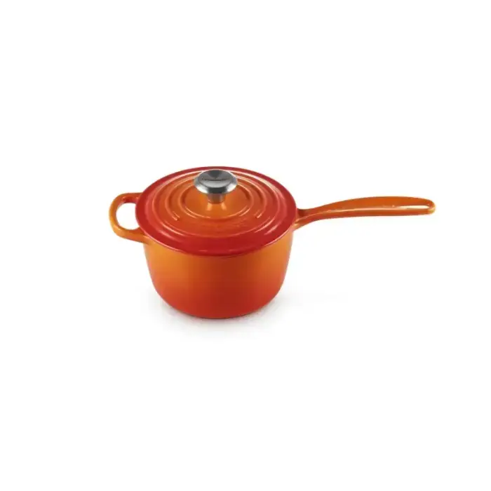 Cast iron sauce pan Ø16cm / 1.5L orange