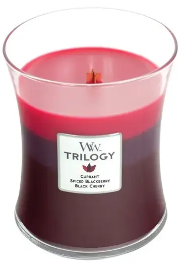 WoodWick Sun Ripened Berries scented candle with wooden wick 275 g Foto 1