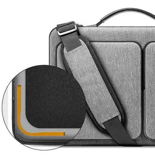 TECH-PROTECT DEFENDER BAG LAPTOP 13-14 CRAYON GREY Фото num