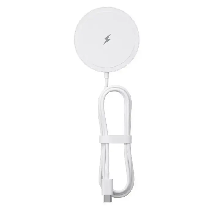 Wireless charger BLUE STAR Charing Pad 15w compatible with MagSafe white Foto 7