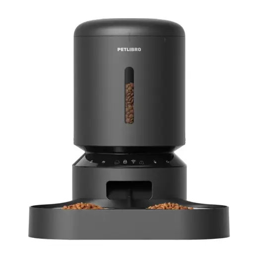 Petlibro Granary food dispenser with double bowl, Wifi, 5L(black) Фото num