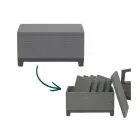 Garden table/storage box Scandi Storage Table grey — Photo 3