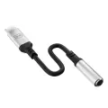 3mk USB-C adapter - 3.5 mm minijack - silver Photo