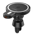 LDNIO Car Mount ,MA20 with inductive charger 15W and metal ring (Black) Photo