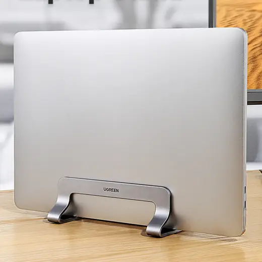 Ugreen aluminum vertical stand holder laptop tablet silver (LP258) Photo