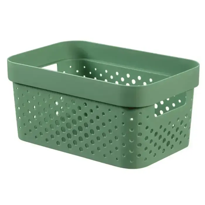 Infinity Recycled Box 4,5L 27x19x12cm green