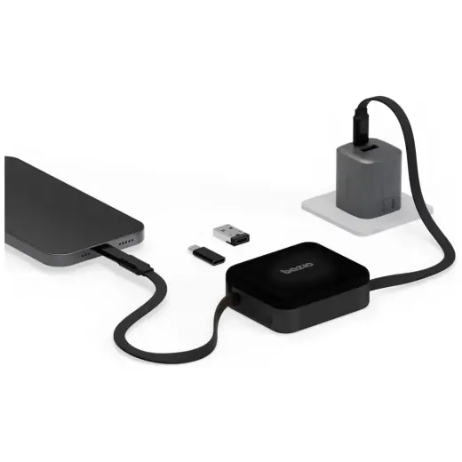 Cable Bazic GoCharge Loop 5in1 Lightning, USB-A, Micro USB 1m black Foto 4