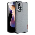 Dux Ducis Fino case nylon covered cover Xiaomi Redmi Note 11 Pro+ 5G (China) | 11 Pro 5G (China) | Mi11i HyperCharge | Poco X4 NFC 5G blue Photo