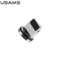 USAMS Adapter magnetyczny lightning bulk srebrny|silver SJ157USBTA (US-SJ157) Foto 1