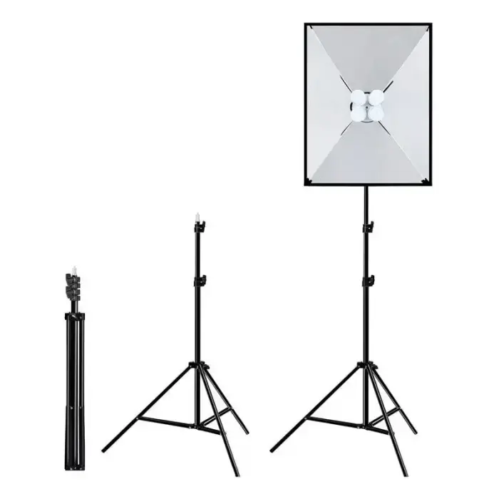 Studio set Puluz softbox 50x70cm, tripod, LED bulb 4 pcs PU5071EU Foto 5