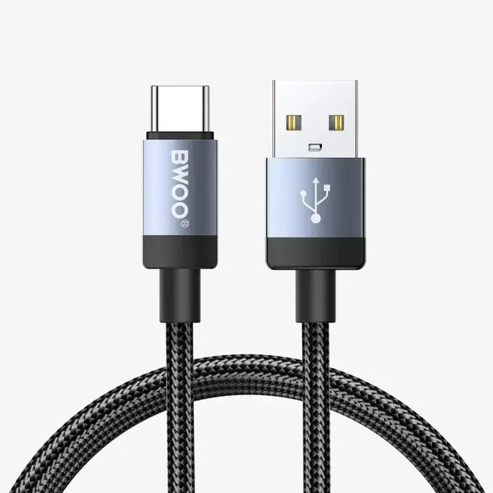 BWOO BO-X401C data transfer and charging cable | USB-A to USB-C | 15W | 1m | black