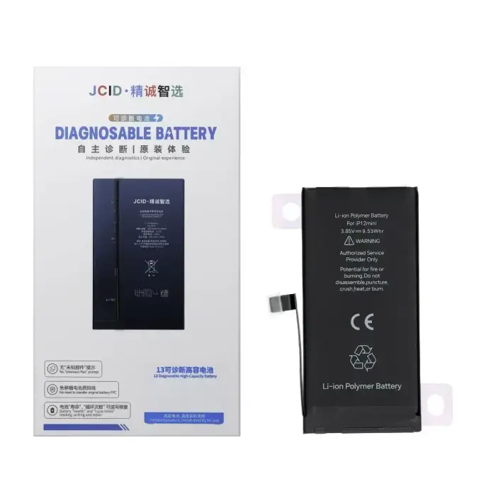 JCID Diagnosable Battery for iPhone 12 Mini 2460 mAh (high capacity)
