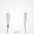 провод для передачи данных и зарядки | USB-C на Lightning | 1m | белый Фото num