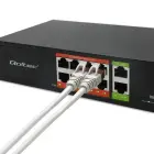 Qoltec FAST Ethernet PoE SWITCH | 8x RJ45 PoE | 2x RJ45 Uplink | 120W | 10/100 Mb/s Foto 4