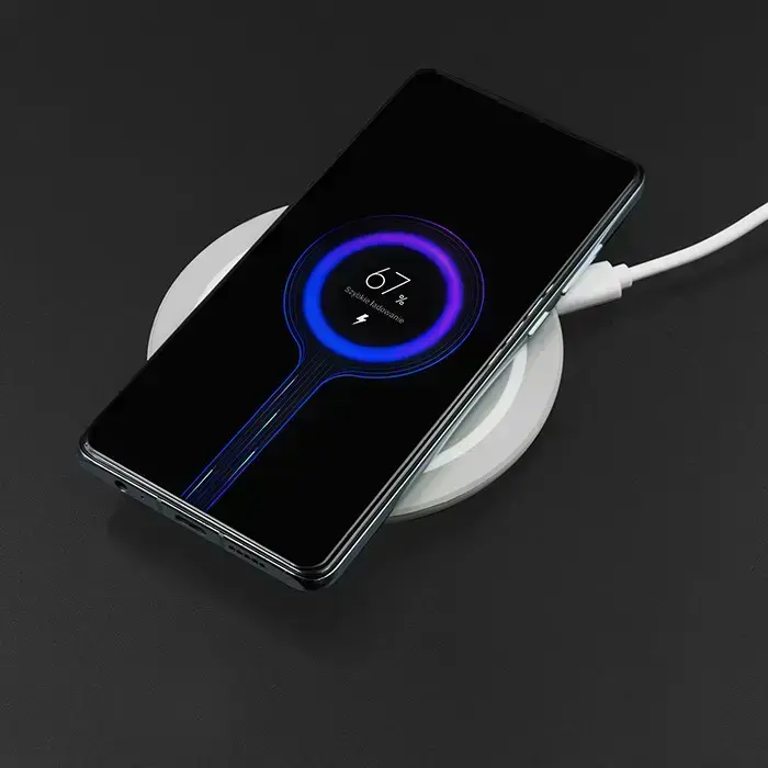 Qoltec Induction Wireless Charger RING | Qualcomm QuickCharge 3.0 | 10W | grey Foto 4