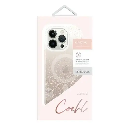 UNIQ Coehl Lumino phone case for iPhone 14 Pro Max champagne gold Photo