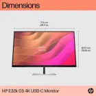 HP E32k G5 4K USB-C Monitor — Foto 6