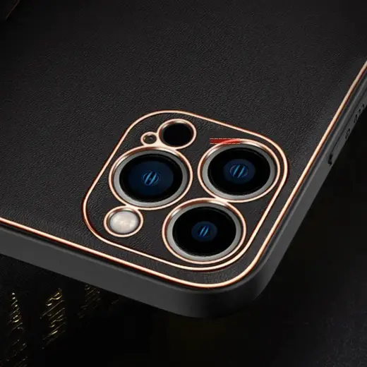 Dux Ducis Yolo elegant case made of soft TPU and PU leather for iPhone 13 Pro red Foto 7