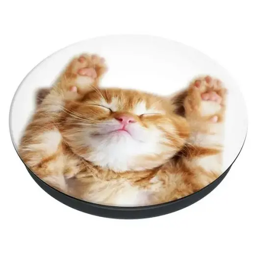Popsockets 2 Snoozy Cat Holder and Phone Stand Photo