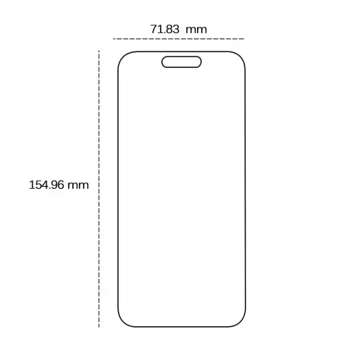 Tempered glass 2,5D for iPhone 16 Plus 6,7" Foto 2