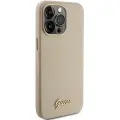Guess Glitter Glossy Script case for iPhone 15 Pro - gold — Foto 4