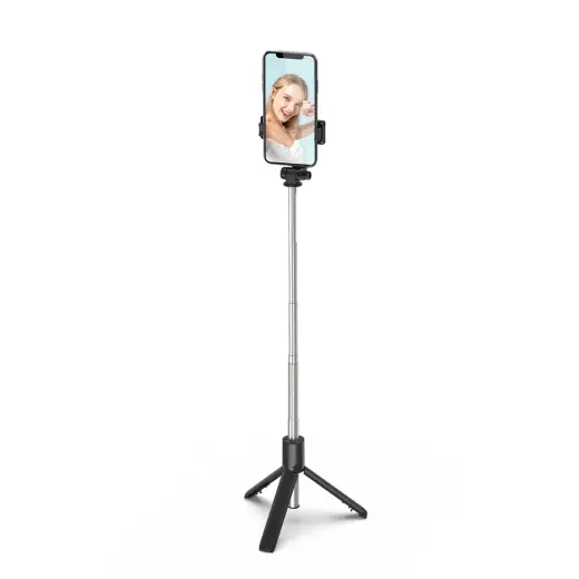 Selfie stick WRY1S telescopic tripod 0.7m for phone - black Foto 21