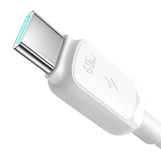 Joyroom S-A14 USB-C Cable - USB-C 60W 1.2m - White Foto 2