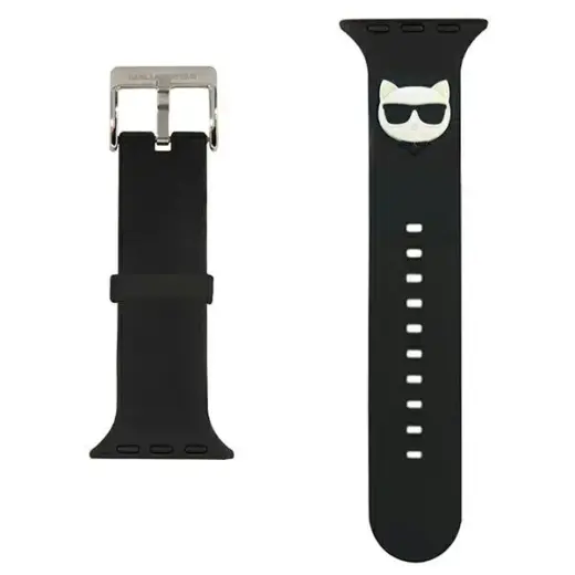 Karl Lagerfeld Choupette Head Watch Strap for Apple Watch 42|44mm Black Фото num