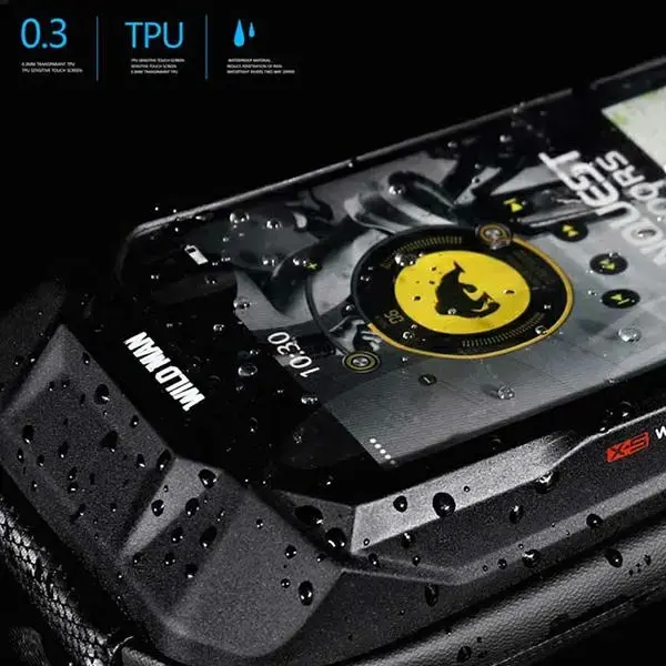 Etui|uchwyt rowerowy WILDMAN XS1 sakwa na ramę czarna|black Foto 3