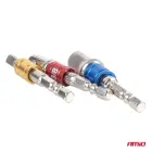 Color-coded socket adaptors 3el. 1/4" 3/8" 1/2" AMIO-04936 — Foto 4