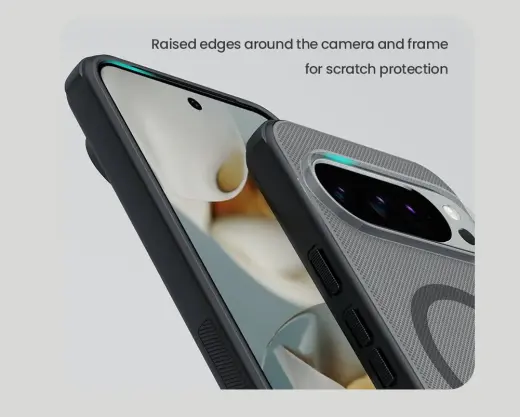 Nillkin Super Frosted PRO Magnetic Back Cover for Google Pixel 10|10 Pro Transparent Black Foto 6