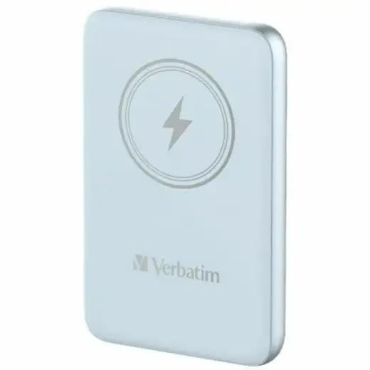 Verbatim Charge'n'Go ārējais akumulators (powerbank) | 10000 mAh | 20W | USB-C, MagSafe | zils Foto 1