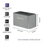 Qoltec Docking station HDD/SSD | 2.5"/3.5" SATA | USB 3.0 — Foto 3
