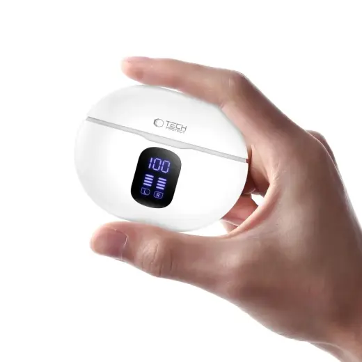 Tech-Protect UltraBoost TWS Pro G2 Headphones - White Foto 5