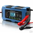 Qoltec Smart Battery Charger 12V 10A | Rectifier with repair function | MCU | Auto OFF | 9-stage charging | AGM, GEL, LiFePO4 — Photo 1