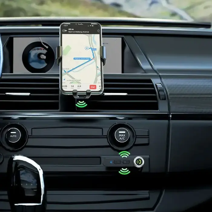 Wireless car receiver Hoco AUX Bluetooth Jack 3,5 mm E58 black Foto 12