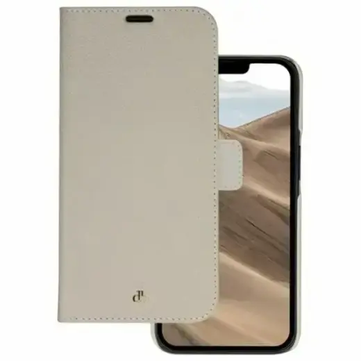 dbramante 1928 New York 2-in-1 чехол-книжка для телефона iPhone 14 Pro бежевый