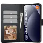 TECH-PROTECT WALLET XIAOMI POCO M8 PRO | REDMI NOTE 15 PRO+ PLUS 5G MATTE BLACK Foto 2