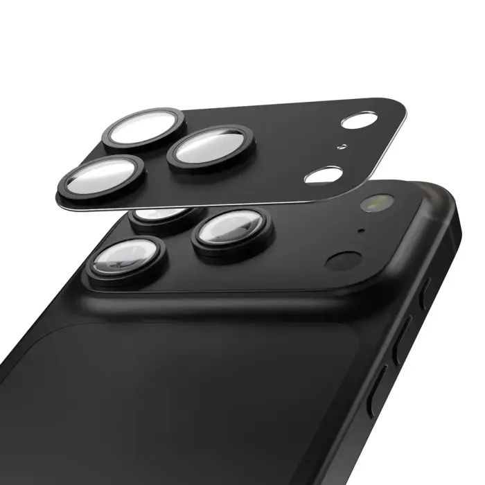 Etteri kameras aizsargstikls telefonam iPhone 17 Pro Max melns