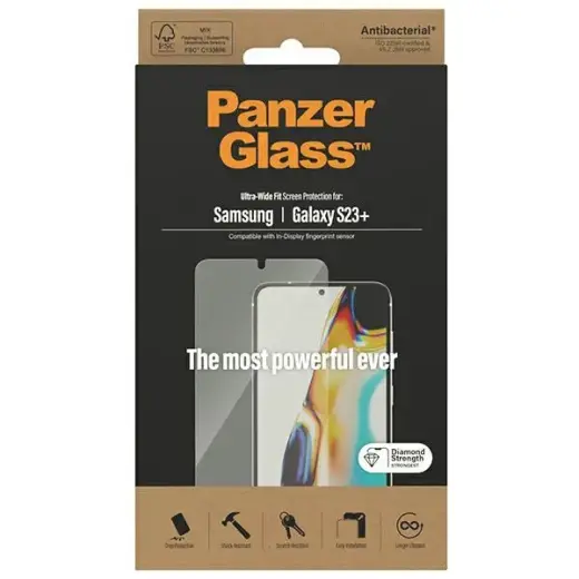 PanzerGlass Ultra-Wide fit защитное стекло для телефона Samsung Galaxy S23 Plus Фото num