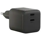Wall charger Zens 45W 2xUSB-C black — Foto 1