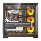 DarkFlash C280 computer case (black) + 7 fans — Photo 2