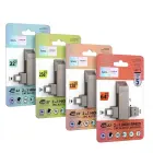 Pendrive 128GB USB 3.2 (USB A + USB C) Hoco UD15 gray — Foto 9