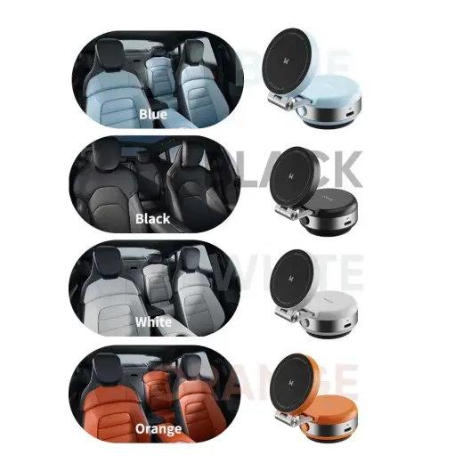 Rock Car holder Q16 electric vacuum magnetic black Foto 4