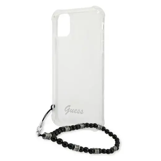 Guess GUHCN61KPSBK iPhone 11 6,1" | Xr  Transparent hardcase Black Pearl Photo